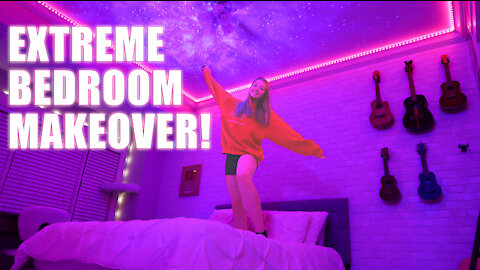 Extreme Bedroom Makeover! | Everything from Amazon | Whitney Bjerken