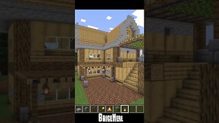 How to build a Large Wood House in Minecraft part 8 #minecraft #minecrafttutorial #tutorial