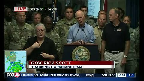 Gov. Scott media briefing 6 p.m.