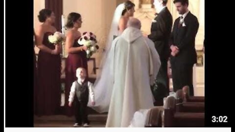 !Kids add some comedy to a wedding! - Ring Bearer Fails