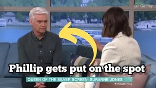 Phillip Schofield gets SERIOUSLY put on the Spot by Suranne Jones (HIS FACE SAYS EVERYTHING)NOT GOOD