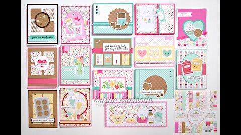 Doodlebug Design - Made with Love - 34 cards from one 6x6 paper pad