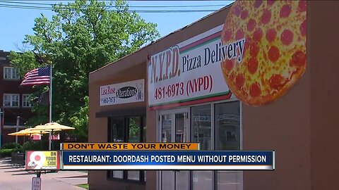 N.Y.P.D. Pizza says DoorDash posted menu without permission