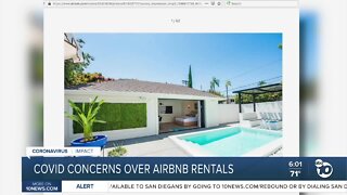 COVID concerns over Airbnb rentals