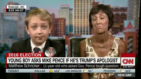 11 year old Trump supporter humiliates a CNN anchor - Armageddon - 2016