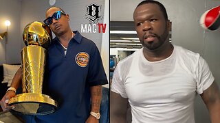 50 Cent Blames Ja Rule Holding NBA Finals Trophy For Knicks Game 3 Loss To The Pacers! 😂
