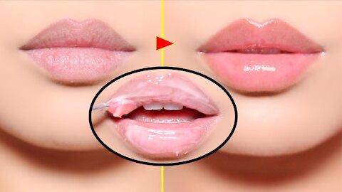 How to get PLUMP + SOFT PINK LIPS (lip care routine)