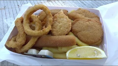 Red Ocean Seafood Fish and Chip Snack Pack - Red Hill Brisbane