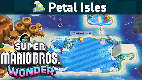 Timestamped QUICK EASY World 7 Secret Exits Coins and Wonder Flowers Mario Petal Isles guide