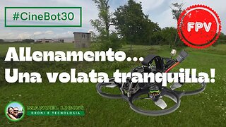 Allenamento con CineBot30, una volata tranquilla! 😎