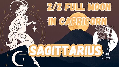 SAGITTARIUS ♐️ - Act with integrity! 2/2 Full Moon 🌕 in Capricorn tarot #sagittarius #tarotary
