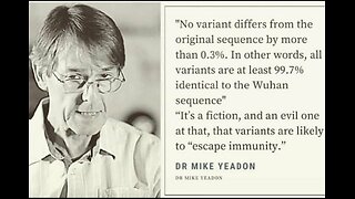 ex-Pfizer scientist Michael Yeadon Exposes the truth about the covid-19 injection