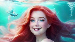 The Little Mermaid Ariel 1989 in Live Action Movie Style