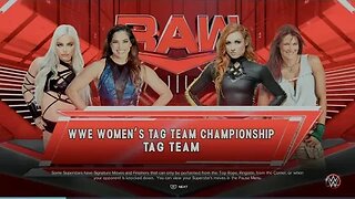 WWE Monday Night Raw Becky Lynch/Lita v Liv Morgan/Raquel Rodriguez for the WWE Women’s Tag Titles