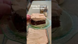 Homemade Chocolate Zucchini Cake