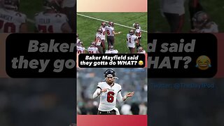 BAKER MAYFIELD WITH A PAUSE MOMENT AFTER A TAMPA BAY BUCS WIN OVER THE VIKINGS😂🤣 #nfl #shorts #fyp