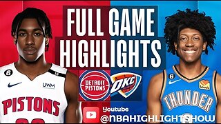 Oklahoma City Thunder vs Detroit Pistons Full Game Highlights | Jan 27 | 2024 NBA Season