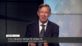 Debate: Hickenlooper on previous comment regarding Senate run