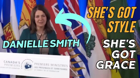 "Style & Grace, She's a Winner!" Danielle Smith at Premiers' Meeting