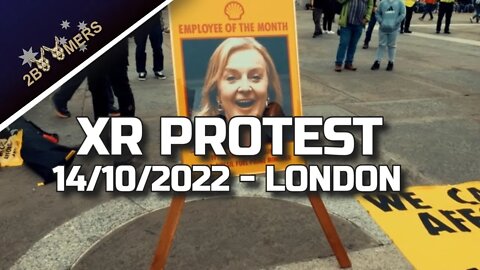 EXTINCTION REBELLION PROTEST LONDON 14 OCT 2022 #djiaction3
