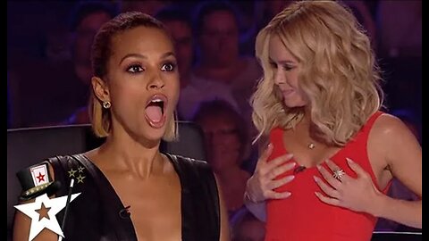 COMEDIC Magician STEALS Amanda Holden's BRA! | Magician's Got Talent