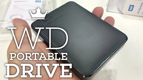 Western Digital WD 4TB Elements Portable External Hard Drive Unboxing