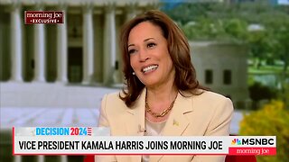 Kamala: It’s the Election of the President of the U.S., and Everyone in an Election for President of the U.S. Will Critically Examine All of the Issues and Make a Decision
