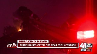 2 homes a total loss, another damaged after fire near 59th and Wabash