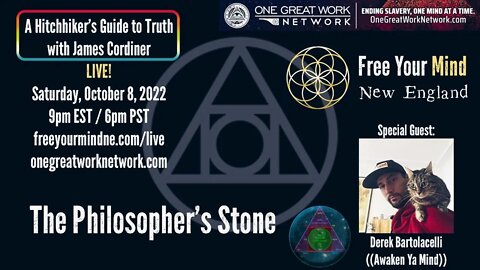 The Philosopher's Stone with Derek Bartolacelli - A Hitch Hiker's Guide To Truth ((Livestream))
