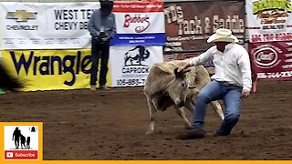 Steer Wrestling - 2023 ABC Pro Rodeo | Thursday (Censored)