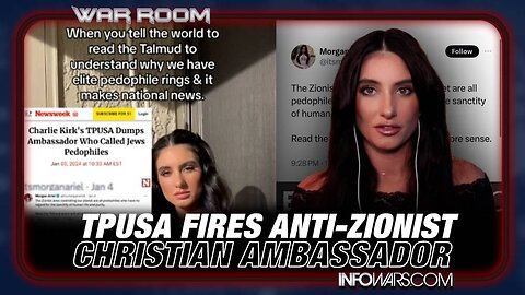 Harrison Smith: TPUSA Fires Christian Ambassador For Not Supporting The Revelation 3:9 - 1/10/24