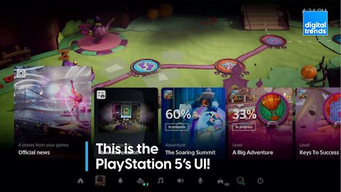 This is the PS5's UI!