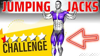 Which Level Can You Go? JUMPING JACKS CHALLENGE🥇💦 how to do jumping jacks!