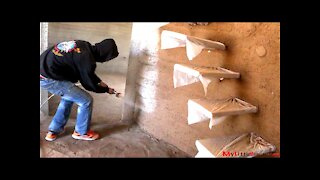 Painting Cob Walls & Outdoor Light with a Twist | Earthbag Construction | Weekly Peek Ep31