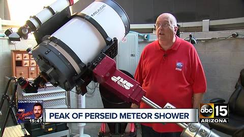 Brightest meteor shower of the year peaks Friday, best viewing tomorrow