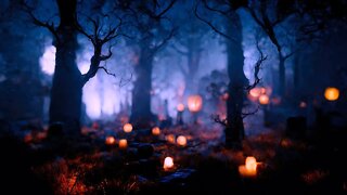 Relaxing Dark Mystery Music - Purple Lantern Woods ★752 | Fantasy, Spooky