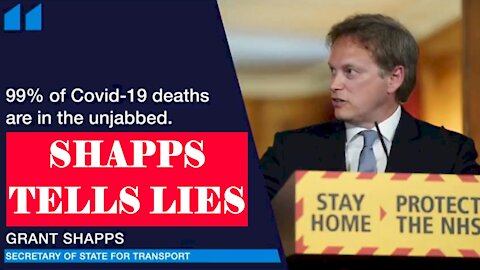 Citizen Journalist Exposes Apparent Medical Disinformation from Grant Shapps