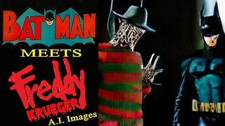 Batman Meets Freddy Krueger - A.I. Images