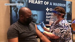 Wisconsin health care workers receive the COVID-19 vaccine