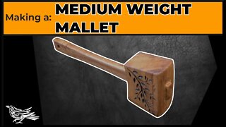 Making a Medium Weight Mallet // Using traditional hand-tools
