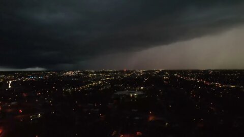 Thunderstorm - 03/21/2022 - Raw drone footage