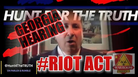 #H4T BITE: SHOCKER FROM GEORGIA REPUBIC RINOS READ RIOT ACT ON WAR ROOM PANDEMIC TODAY