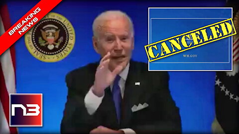 BREAKING: White House CANCELS Biden The Second He opens His mouth, agrees to do what they Fear Most