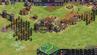 T90 plays EW and faces 5 barracks in the Feudal Age! Age of Empires 2