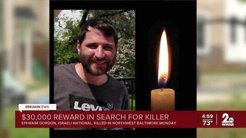 Jewish man visiting Baltimore from Israel for relative's wedding shot and killed in Baltimore