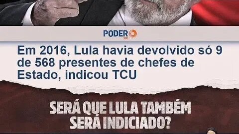 Lula disse que deixou a presidência com 11 containers cheios de presentes. 🙊