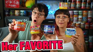 My Girlfriend Ranks The Hydration GFUEL Flavors!