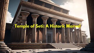 Temple of Seti: A Historic Marvel #history #ancient #ancientsites