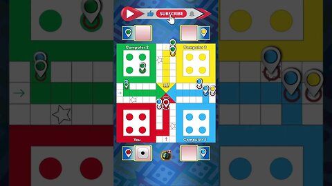 Ludo game in 4 players | #shorts #short