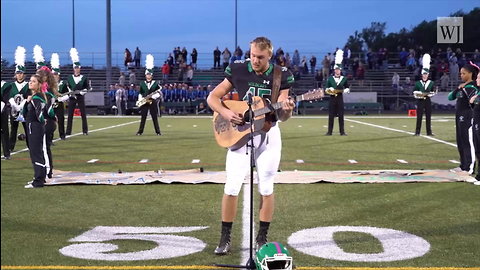 High School Senior Goes Viral, Sings Incredible Rendition of National Anthem Before Taking Field